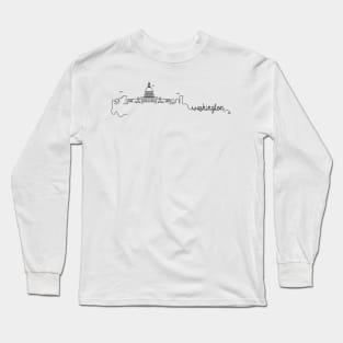 Washington DC City Signature Long Sleeve T-Shirt